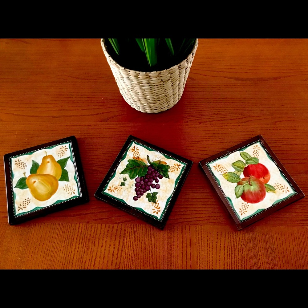 6x6 decorative ceramic tiles/trivets